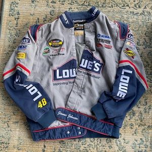 Jimmy Johnson Racer Jacket (SIZE MEDIUM)